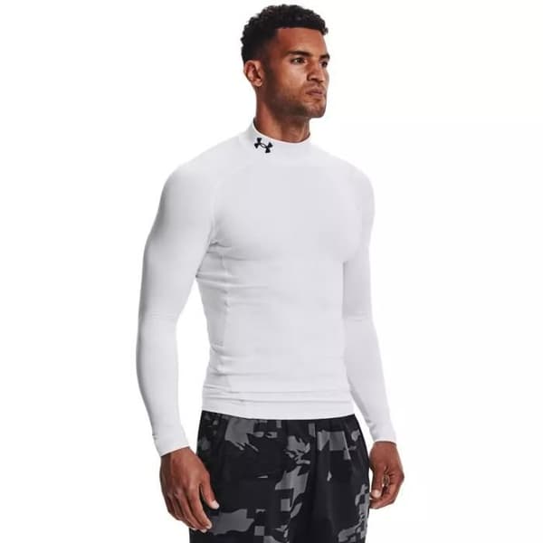 Under Armour Comp Mock vit T-shirt för män Vit XL