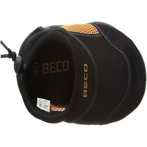 Basket Beco - 9217 - Badeschuh - Surftofflor - Blandad vuxen, svart/orange 44