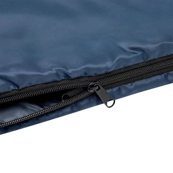 Sovsäck - NILS CAMP - NC2107 - Marinblå-Grå - Storlek M - 180+30 cm x 70 cm - Polyester mörkblå/grå