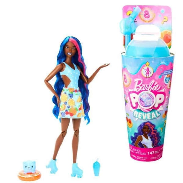 Barbie Pop Reveal Cocktaildocka - BARBIE - HNW42 - 8 överraskningar att upptäcka - Flerfärgad