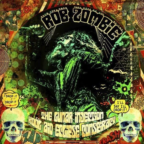 Rob Zombie - The Lunar Injection Kool Aid Eclipse Conspiracy - Blå i flaskgrön [VINYL LP] Blå, Färgad Vinyl, Grön