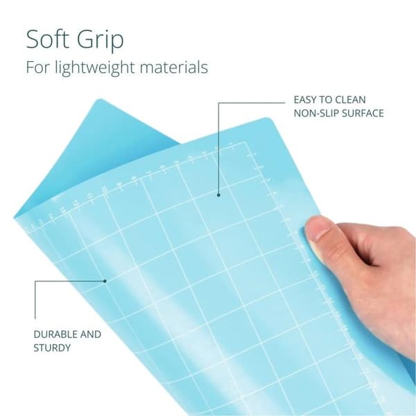 Skärmatta 3-pack - Blå Mjuk Grepp Standard