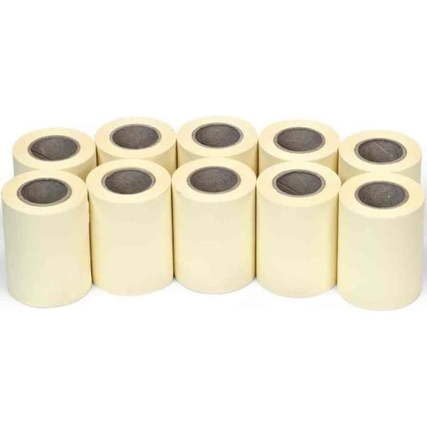 Omgivningar för omflyttbara notiser - Gul - 10mx60mm - 10 rullar Gul