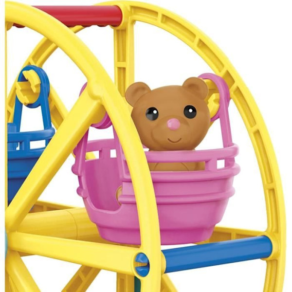 Förskoleleksak - PEPPA PIG - Peppas pariserhjul - Statyett, nalle och pariserhjul - från 3 år Flerfärgad