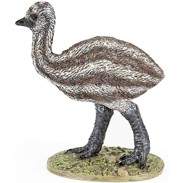 Baby Emu Figurine - PAPO - Baby Emu Figurine Model - Leksak - Interiör - Unik färg Enfärgad