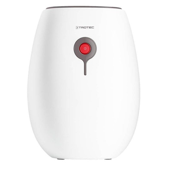 Peltier-effektdeshumidifier TTP 2 E - TROTEC - ultrakompakt för utrymmen upp till 5 m². Vit