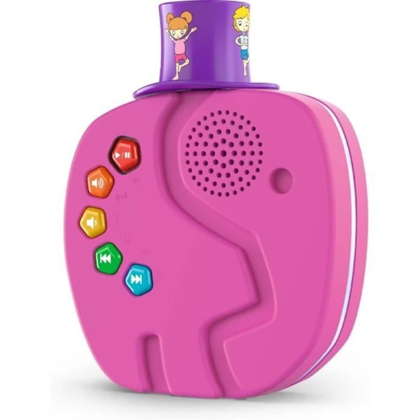Ljudspelare - TechniSat - TECHNIFANT - Bluetooth - Nattlampa - 2 GB Rosa