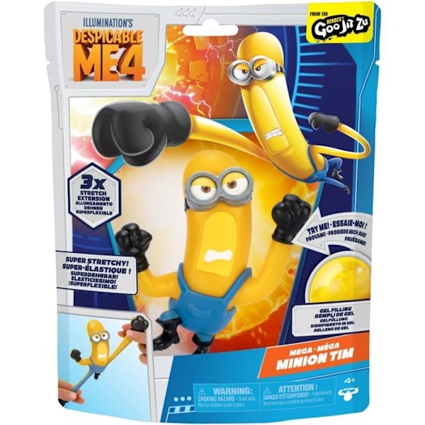 Figurin - Goo Jit Zu - Tim 13cm - Despicable Me 4 Gul