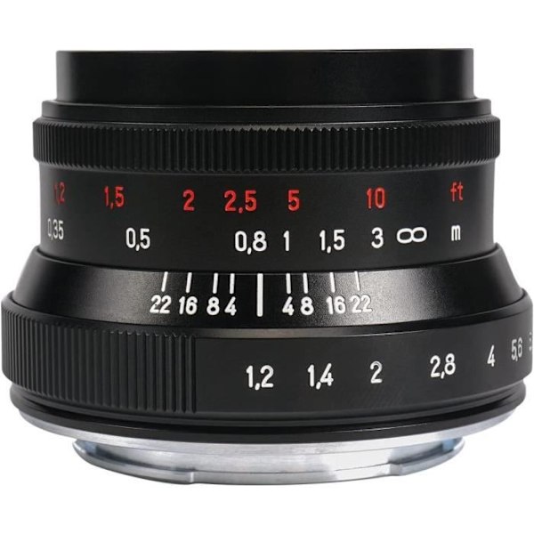 7artisans Objektiv 35 mm f1.2 Mark II APS-C för Sony A6000 A6300 A6400 A6500 NEX-3 NEX-3R NEX-5T