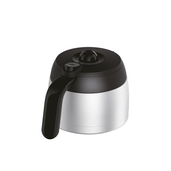 MOULINEX Subito Inox isotermisk filterkaffebryggare, 0,9 L, 8 till 12 koppar, Håller sig varm i 4 timmar, Anti-droppsystem FT360811 Svart