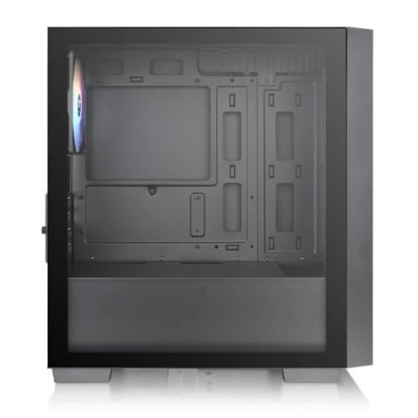 Thermaltake Versa H16 Chassi PC Micro Tower Tempererat Vetro ARGB Svart