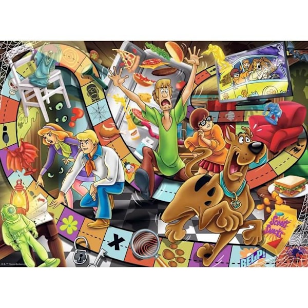 Pussel 200 bitar XXL: Jakten med Scooby-Doo