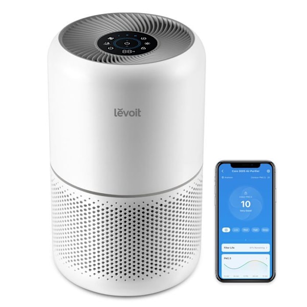 Luftrenare - Levoit - Core 300S - Ionic - Renoverad - 2 års garanti