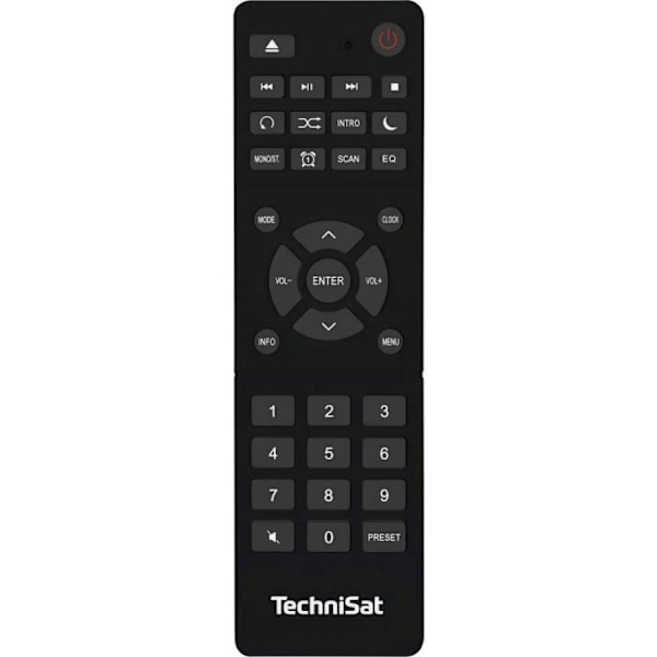 TechniSat DIGITRADIO 370 CD BT Radio CD-spelare DAB+, FM CD svart