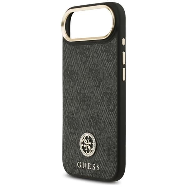 Coque Guess Hardcase 4G Strass Logo MagSafe för iPhone Air - Svart Svart