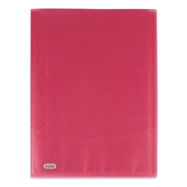 Dokumentskydd - ELBA - OSMOSE - A4 - 20 fickor - Opak Translucent Pink Rosa, ogenomskinlig, genomskinlig