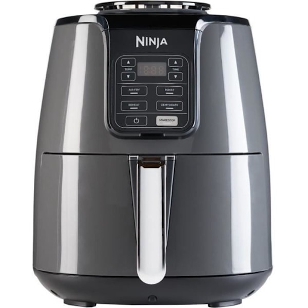NINJA frityr utan olja - AF100EU - Kapacitet 3,8L - 4 tillagningsprogram - 1550W Svart