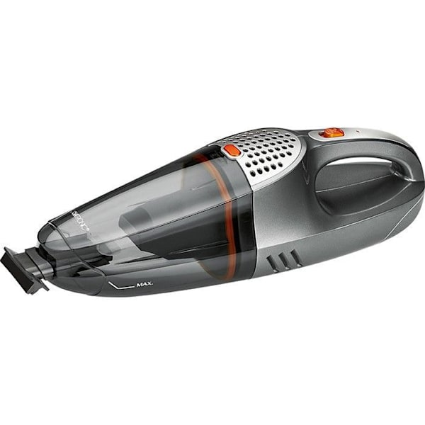 Sladdlös handdammsugare - CLATRONIC - AKS 832 - Påslös - Uppladdningsbara batterier - Svart Svart, Rostfritt stål, Transparent