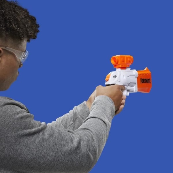 NERF - Fortnite - Blaster SR 4 pilar med anfallare och avtagbart sikte - innehåller 8 officiella NERF - Elit pilar