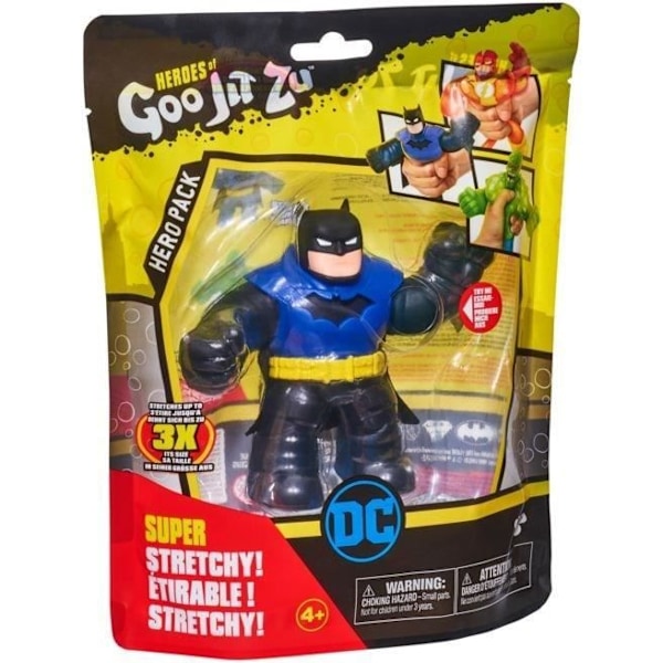 Actionfigur Batman Blue Armor 11cm - Goo Jit Zu DC Comics ÄLGEKAKAR svart och blått