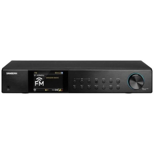 Sangean WFT-4 Hi-Fi-tuner för Internetradio Svart Bluetooth®, DAB+, Internetradio, WiFi