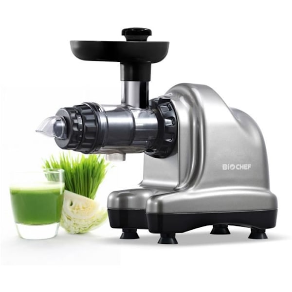 Juicextraktor - BIOCHEF - AXIS Cold Press - Grå - 150 Watt - Centrifuge