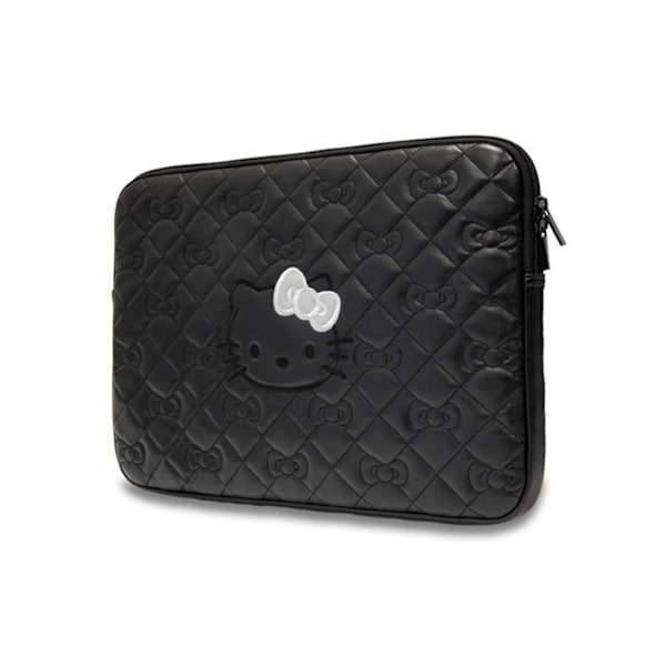 Hello Kitty Zip PU quilted bows sleeve - Fodral för bärbar dator 13" / 14" (svart)
