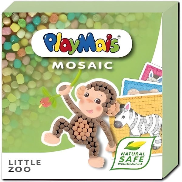 PLAYMAIS MOSAIC Zoo Beige och brun