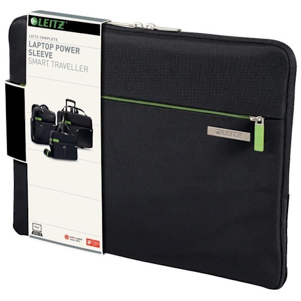 LEITZ Smart Traveller - Laptopfodral 15,6" - Svart