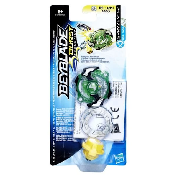 BEYBLADE BURST Spinning Top - Single Top Spryzen S2 - Mixed - Från 8 år Spryzen S2