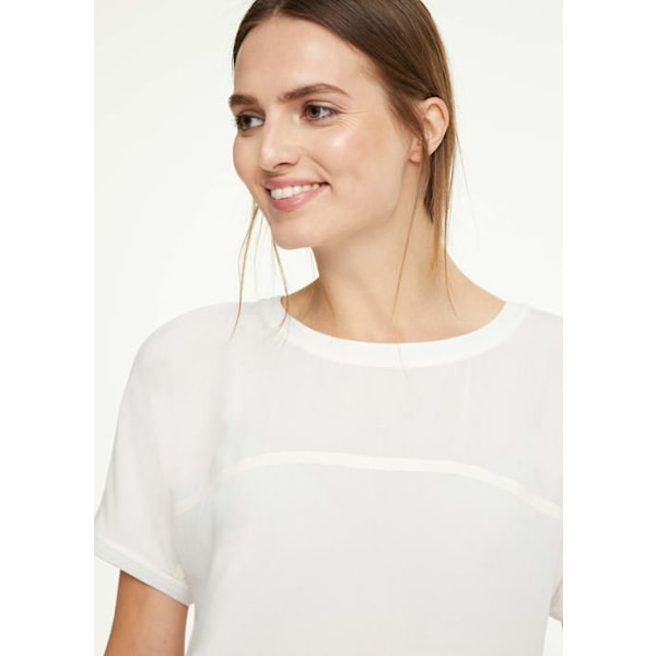 Blus - blus - skjorta Comma ci - 603.10.008.10.100.2045692 - Comma Damblus Vit 38