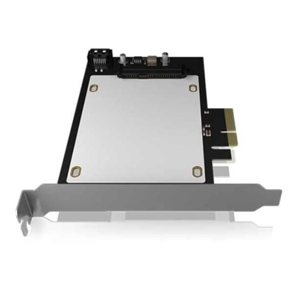 ICY BOX IB-PCI2017-U2 - Lågprofil PCI Express-kort med U.2 NVMe-kortplats eller Sata SSD till PCIe 3.0 x4