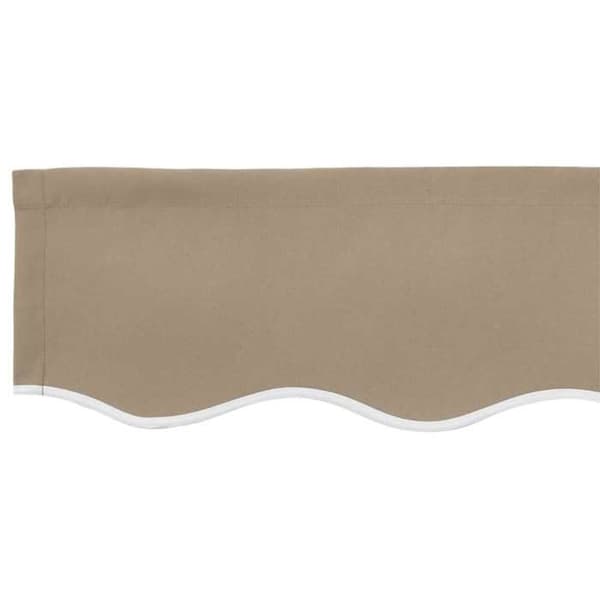 vidaXL Ersättningsduk för markis Beige 280 x 245 cm Polyester 42000558
