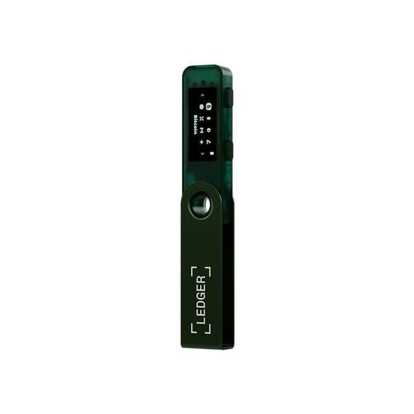 Kryptovaluta plånbok Ledger Ledger Nano S Plus Grön emeraldfärg smaragdgrön