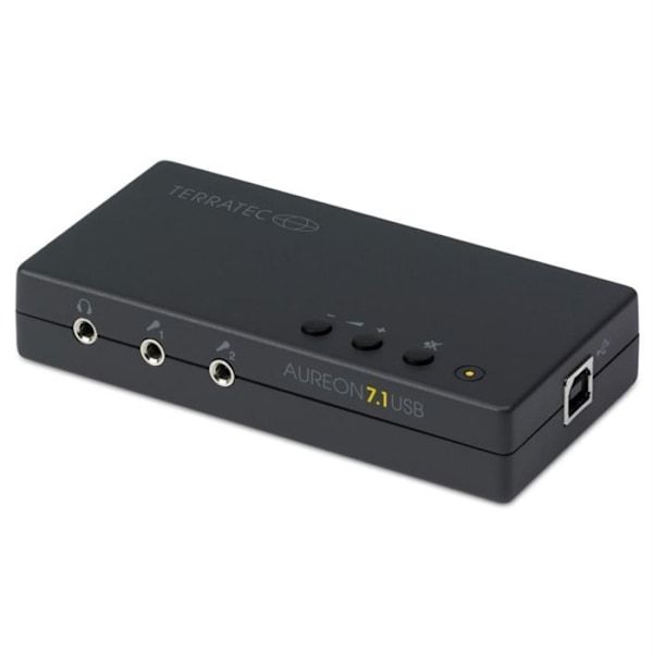 TERRATEC Externt ljudkort 7.1 USB AUREON 7.1 USB - Ljudspelare: 16 bitar / 48 KHz