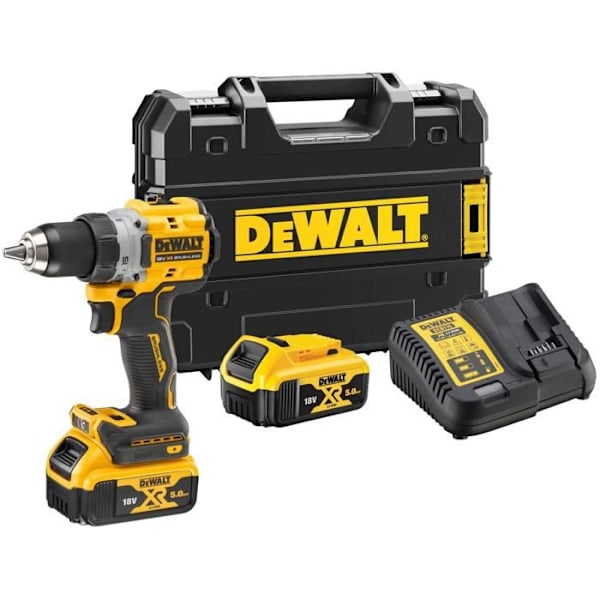 DEWALT 18V 5,0 Ah borrskruvdragare - DCD800P2T-QW