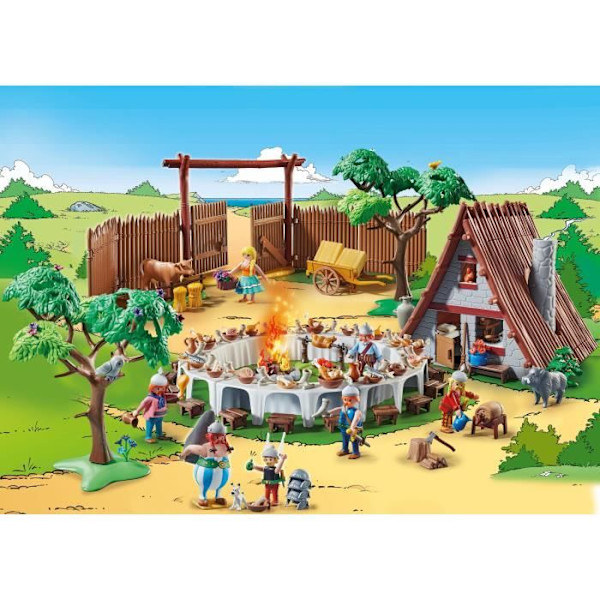 PLAYMOBIL 70931 Byns bankett, Asterix, Seriefigurer, Från 5 år Flerfärgad