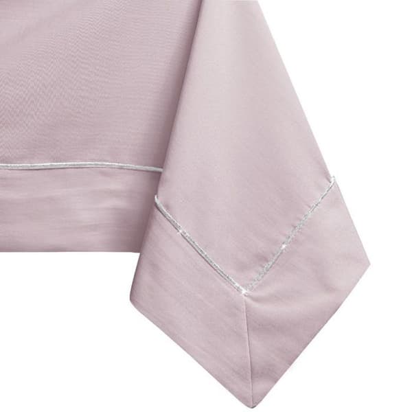 Rektangulär duk DecoKing Pure 160 x 450 cm - Puderrosa borstad, 50% bomull/50% polyester puderrosabrossad