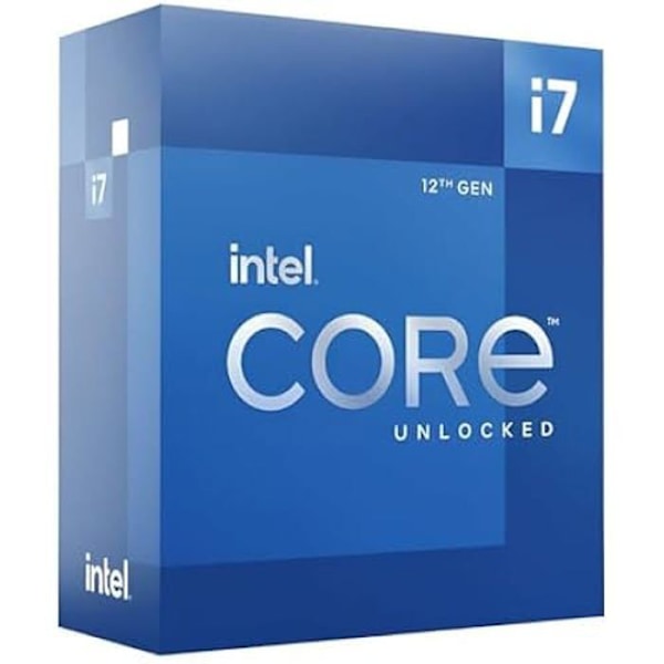 Processor - INTEL - Core i7-12700K - 3,6 GHz - 12 kärnor - Hög prestanda
