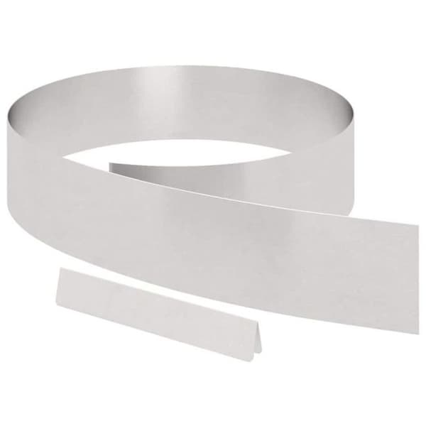 Bord Vidaxl Gräskant Silver 450 x 0,05 x 15 cm Rostfritt stål