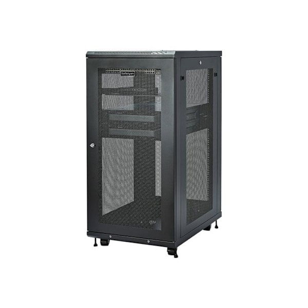 StarTech.com 24U Server Rack Serverskåp med 31" djup nätverkshölje 24U Patch Rack 24U 31" Rack