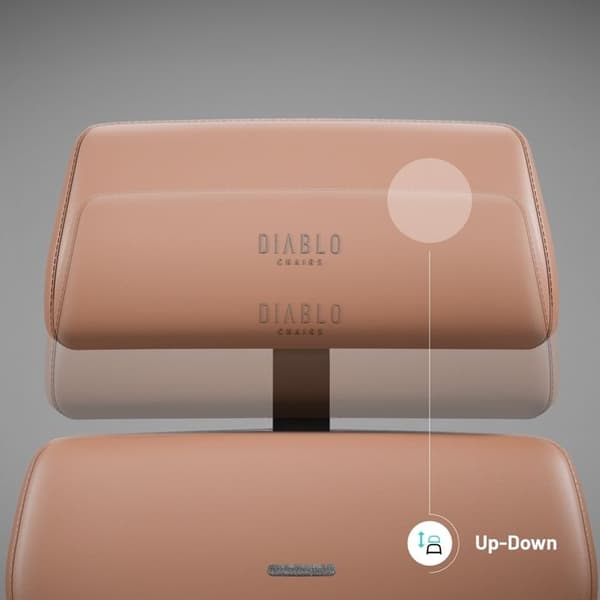 Designad kontorsstol Diablo V-Modular: Sugar Brown