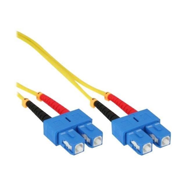 InLine Single Mode SC(M) patchkabel för Single Mode SC(M) 10m Fiberoptik 9 - 125 Micron OS2...