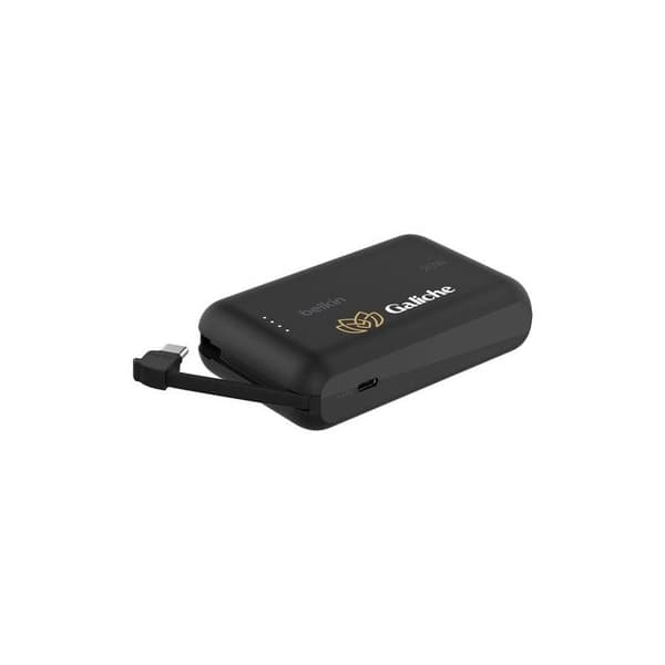 Power Bank - BELKIN - 10k PD20w - 10000 mAh - Inbyggd USB-C - Blå Blå