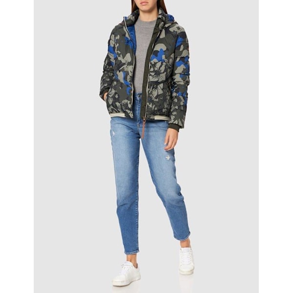 Jacka - perfecto - bomber Camel active damkläder - 3200806R48 - camel active Jacke Femme AOP Camou Cobalt 46