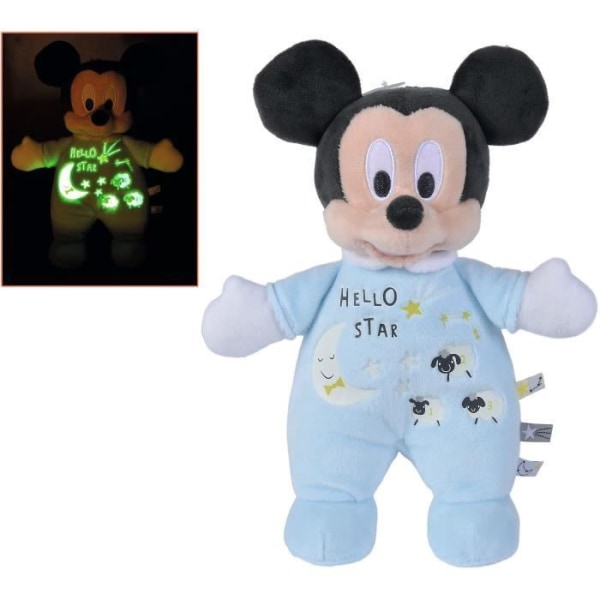 Disney - Starry Night Illuminated Mickey Soft Toy (25cm)