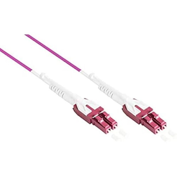 Fiberoptisk Kabel - GOOD CONNECTIONS - OM4 - Duplex - Hanh LC till LC - 1 m
