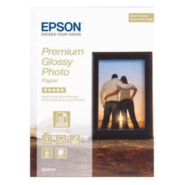 Epson Premium glansigt fotopapper - 13x18 cm - 30 ark