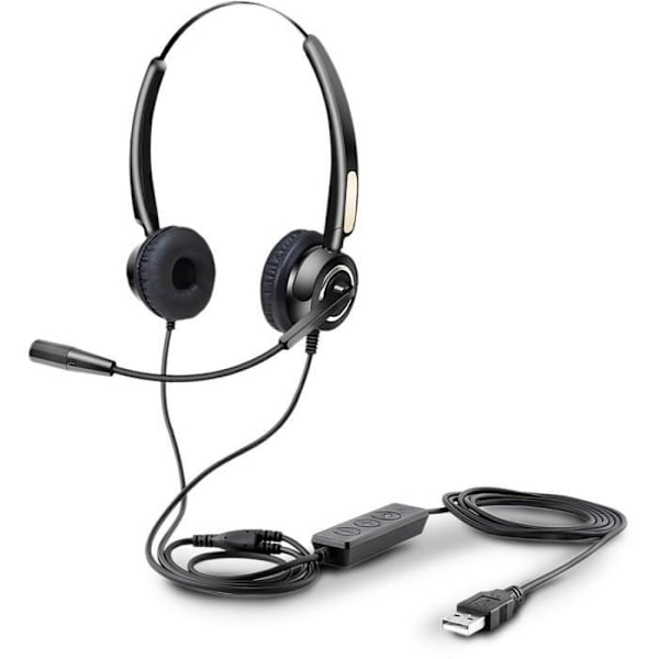 URBAN FACTORY MOVEE headsetmikrofon - On-ear - Kabelansluten - Svart