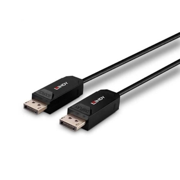 LINDY DisplayPort anslutningskabel DisplayPort-kontakt 40,00 m svart 38524 DisplayPort-kabel